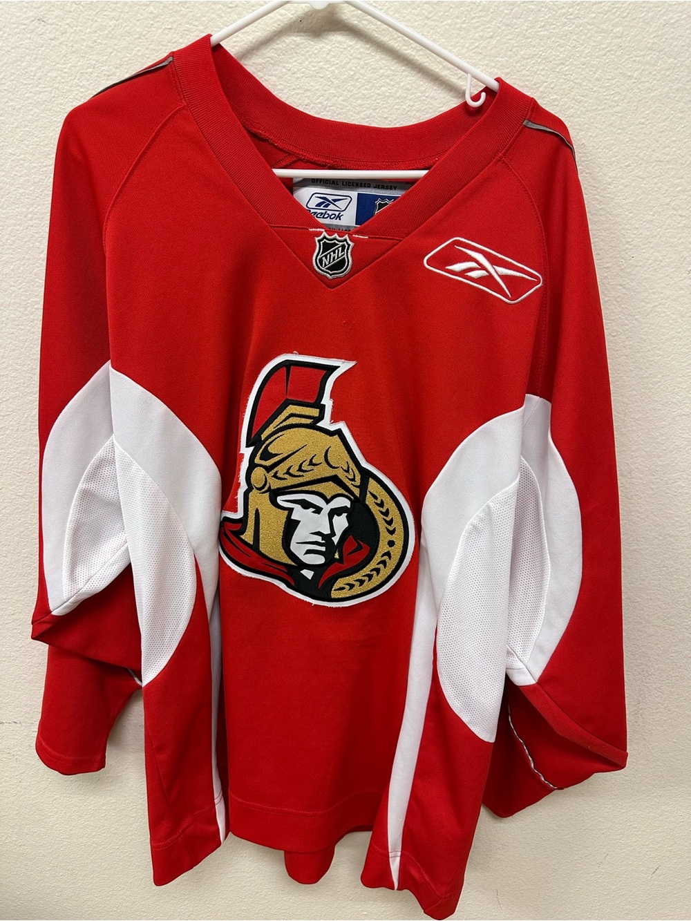 Reebok Red NHL Licensed Hockey Jersey Ottawa Senators